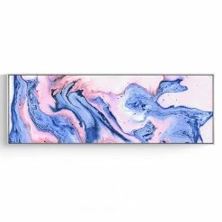 Staunton And Henry Wall Decor Wide Poured Liquid Wall Art With Frame