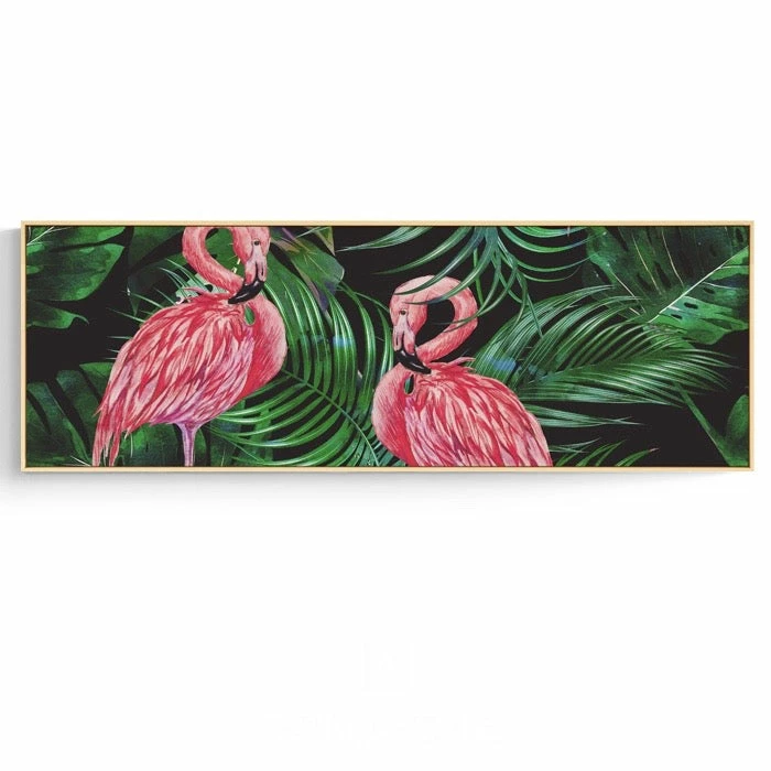 Staunton And Henry Modern Tropical Wall Art With Frame