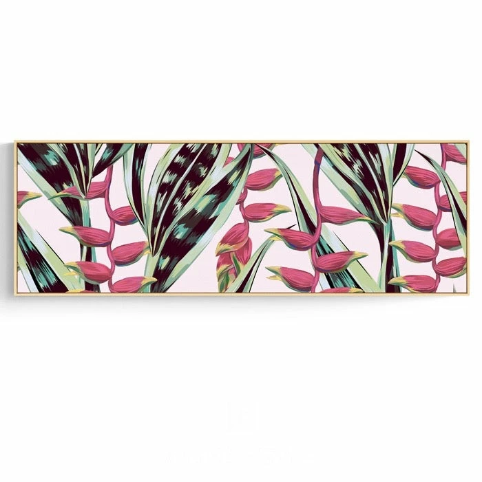 Staunton And Henry Modern Tropical Wall Art With Frame