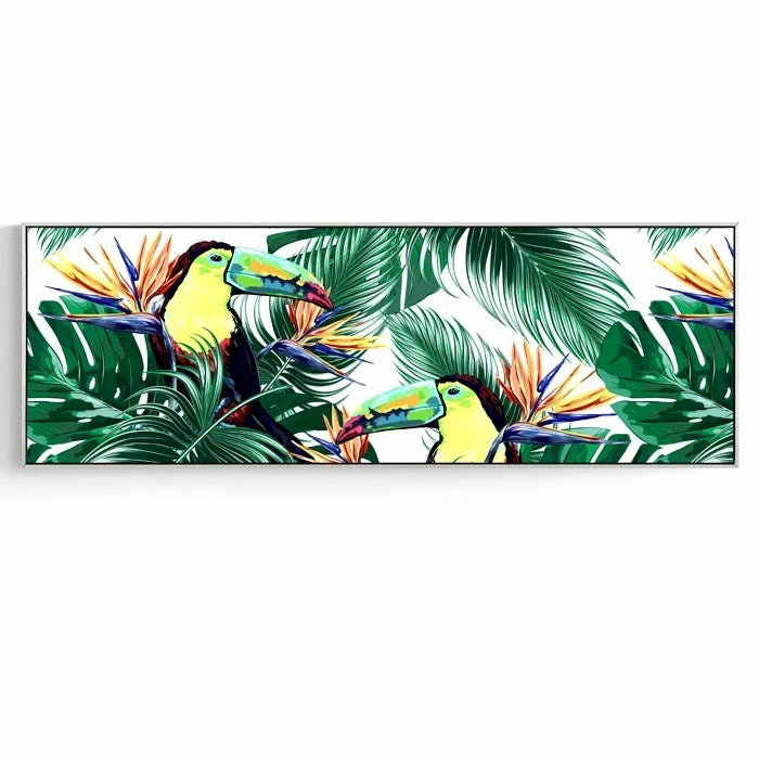 Staunton And Henry Modern Tropical Wall Art With Frame