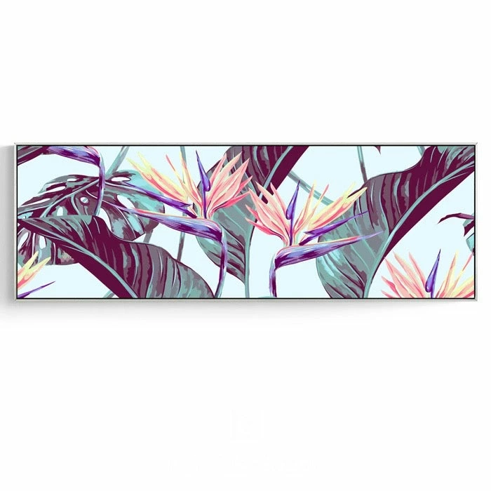 Staunton And Henry Modern Tropical Wall Art With Frame