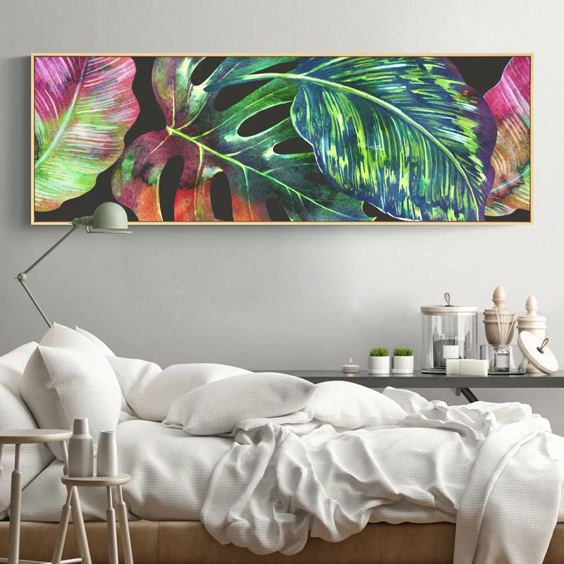 Staunton And Henry Modern Tropical Wall Art With Frame