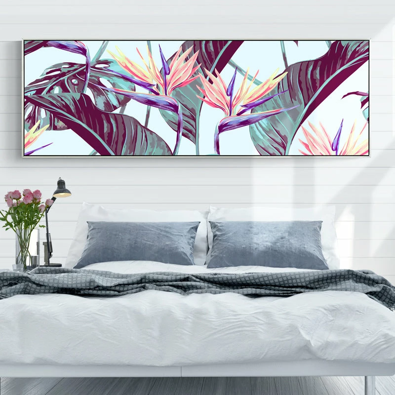 Staunton And Henry Modern Tropical Wall Art With Frame