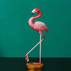 Staunton And Henry Pink Flamingo Ornament Home Accessories