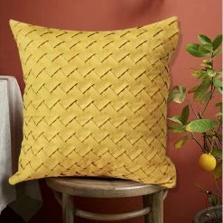Staunton And Henry Textured Woven Throw Cushion Home Accessories