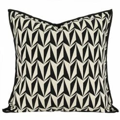 Staunton And Henry Black And White Pattern Bed Cushion Set