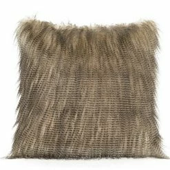 Staunton And Henry Cream And Brown Tartan Pattern Bed Cushion Set Home Accessories