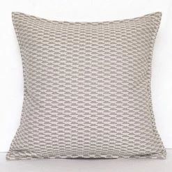 Staunton And Henry Pink And White Geometric Pattern Bed Cushion Set Home Accessories