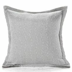 Staunton And Henry Grey And Blue Agate Pattern Bed Cushion Set