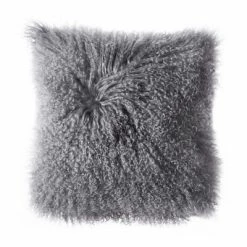 Staunton And Henry Home Accessories Plush Tibetan Wool Sheepskin Throw Cushion