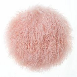 Staunton And Henry Home Accessories Plush Tibetan Wool Sheepskin Throw Cushion