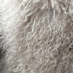 Staunton And Henry Home Accessories Plush Tibetan Wool Sheepskin Throw Cushion