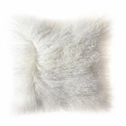 Staunton And Henry Home Accessories Plush Tibetan Wool Sheepskin Throw Cushion