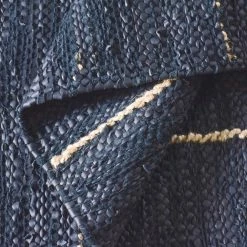 Staunton And Henry Ashkin Woven Leather Rug Rugs