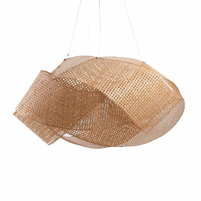 Staunton And Henry Lighting Modern Bamboo Entwined Ceiling Light