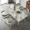 Staunton And Henry Furniture Ella Marble Pattern Dining Table