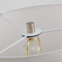 Staunton And Henry Mila Metal Floor Lamp White Shade Lighting