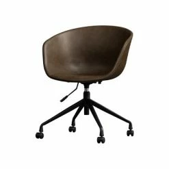 Staunton And Henry Hayden Swivel Saddle Tan Armchair Furniture