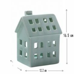 Staunton And Henry Porcelain House Tea Light Holder Home Accessories