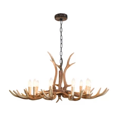 Staunton And Henry Nordic Faux Antler Chandelier Lighting