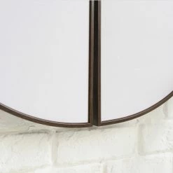 Staunton And Henry Wall Decor Modern Round Black And Gold Framed Wall Art