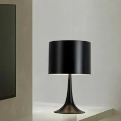Staunton And Henry Replica Spun Light Drum Table Lamp