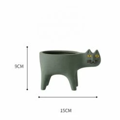 Staunton And Henry Cute Cat Plant Pot Home Accessories