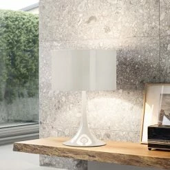 Staunton And Henry Replica Spun Light Drum Table Lamp