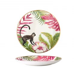 Staunton And Henry Jungle Safari Dessert And Dinner Plate Set Kitchen