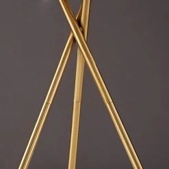 Staunton And Henry Lighting Miro Gold Tripod Floor Lamp