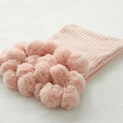 Staunton And Henry Pom Pom Throw Blanket Home Accessories