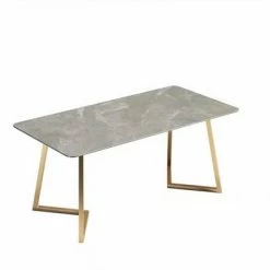 Staunton And Henry Furniture Ella Marble Pattern Dining Table