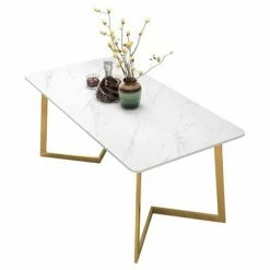 Staunton And Henry Furniture Ella Marble Pattern Dining Table