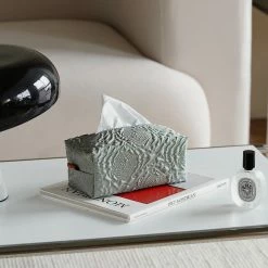 Staunton And Henry Kitchen Modern Fabric Tissue Holder