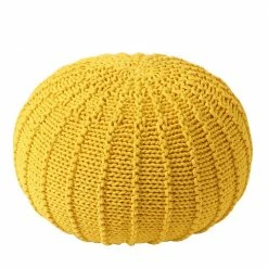 Staunton And Henry Knit Pouf