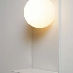 Staunton And Henry Tala Modern White Wall Light Shelf Lighting