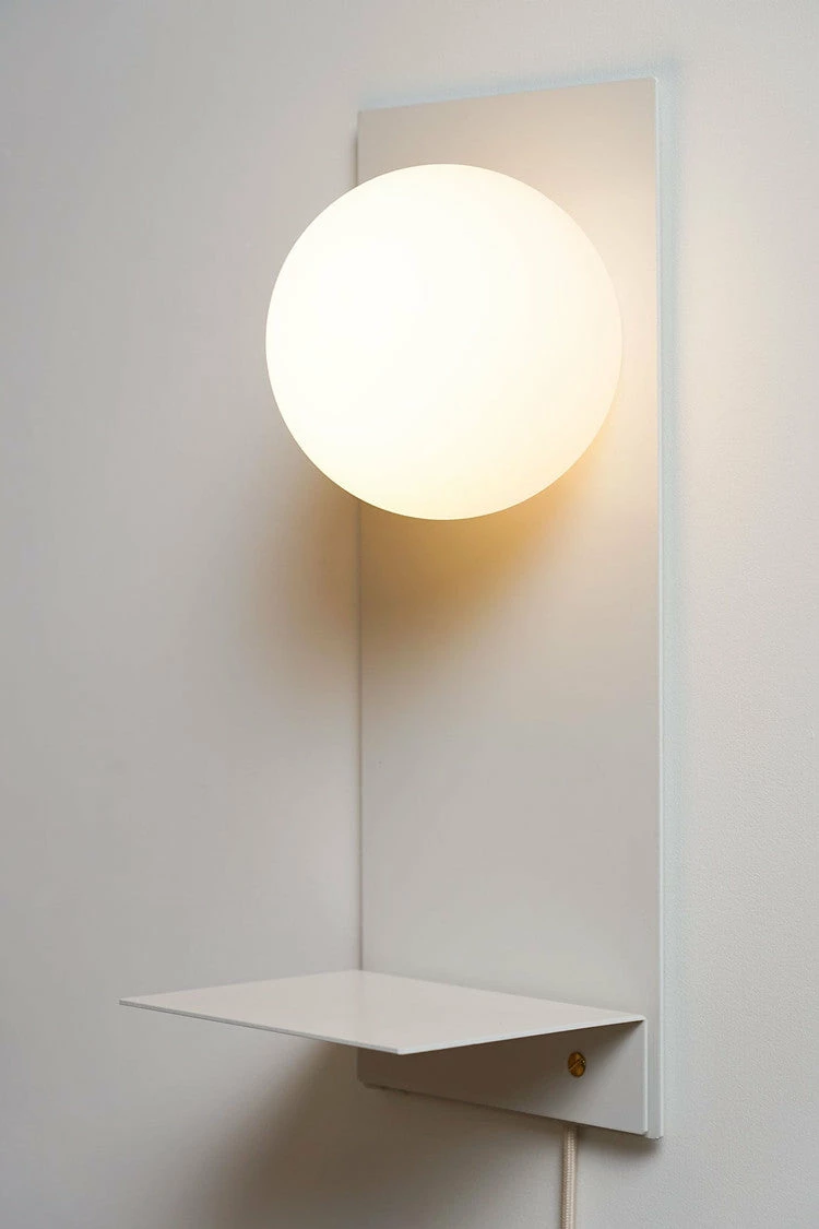 Staunton And Henry Tala Modern White Wall Light Shelf Lighting