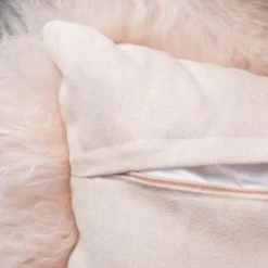 Staunton And Henry Home Accessories Plush Tibetan Wool Sheepskin Throw Cushion