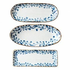 Staunton And Henry Akari Blue And White Japanese Sushi Dish