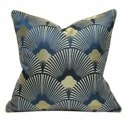 Staunton And Henry Home Accessories Modern Sapphire Cushion Cover