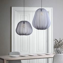Staunton And Henry Modern Fabric Hanging Lantern Lighting
