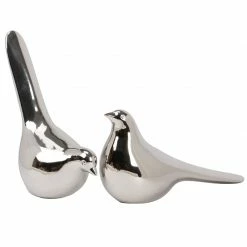 Staunton And Henry Home Accessories Pair Of Silver Sparrows