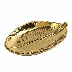 Staunton And Henry Home Accessories Gold Leaf Jewellery Dish