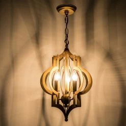 Staunton And Henry Moroccan Style Brass Pendant Light Lighting