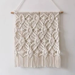 Staunton And Henry Off White Woven Wall Hanging Tapestry