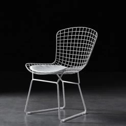 Staunton And Henry Harry Bertoia Style Side Chair - White Furniture