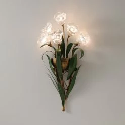 Staunton And Henry Zoe Flower Bouquet Wall Light