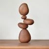 Staunton And Henry Wooden Stone Cairn Decorative Ornament
