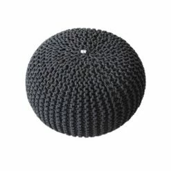 Staunton And Henry Furniture Chunky Knit Pouf