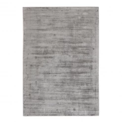 Staunton And Henry Amir Silver Gray Abstract Viscose Rug Rugs
